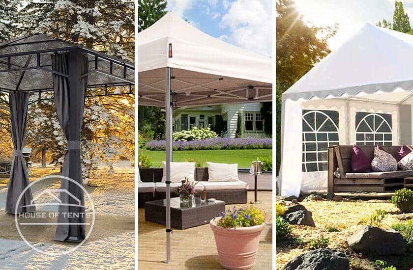 Weatherproof gazebos for any weather